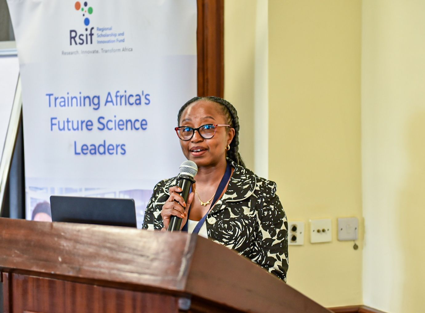 Dr Everlyn Nguku, Head of Capacity Building and Institutional Development at icipe