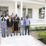 A group photo with the University of Rovuma (UniRovuma) Rector and some members of staff when icipe team visited.