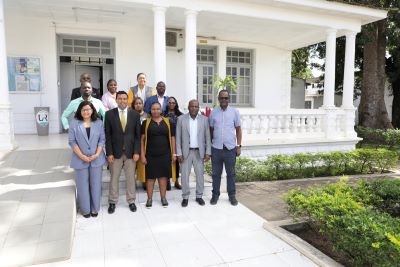 A group photo with the University of Rovuma (UniRovuma) Rector and some members of staff when icipe team visited.