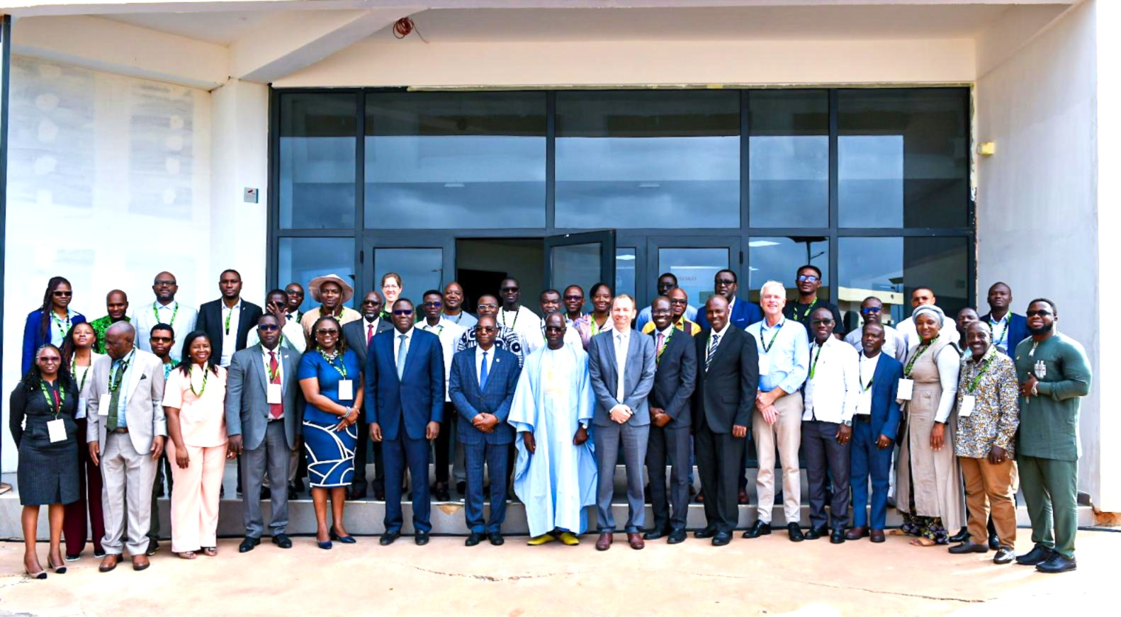 A group photo taken during the AGriDI closeout workshop taking place at Sheraton Hotel in Dakar, Senegal