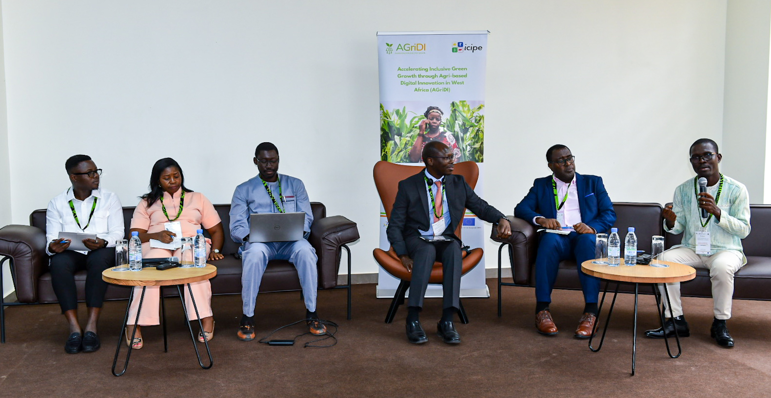 The panel discussion on agri-based digital innovations for green growth in the ECOWAS region