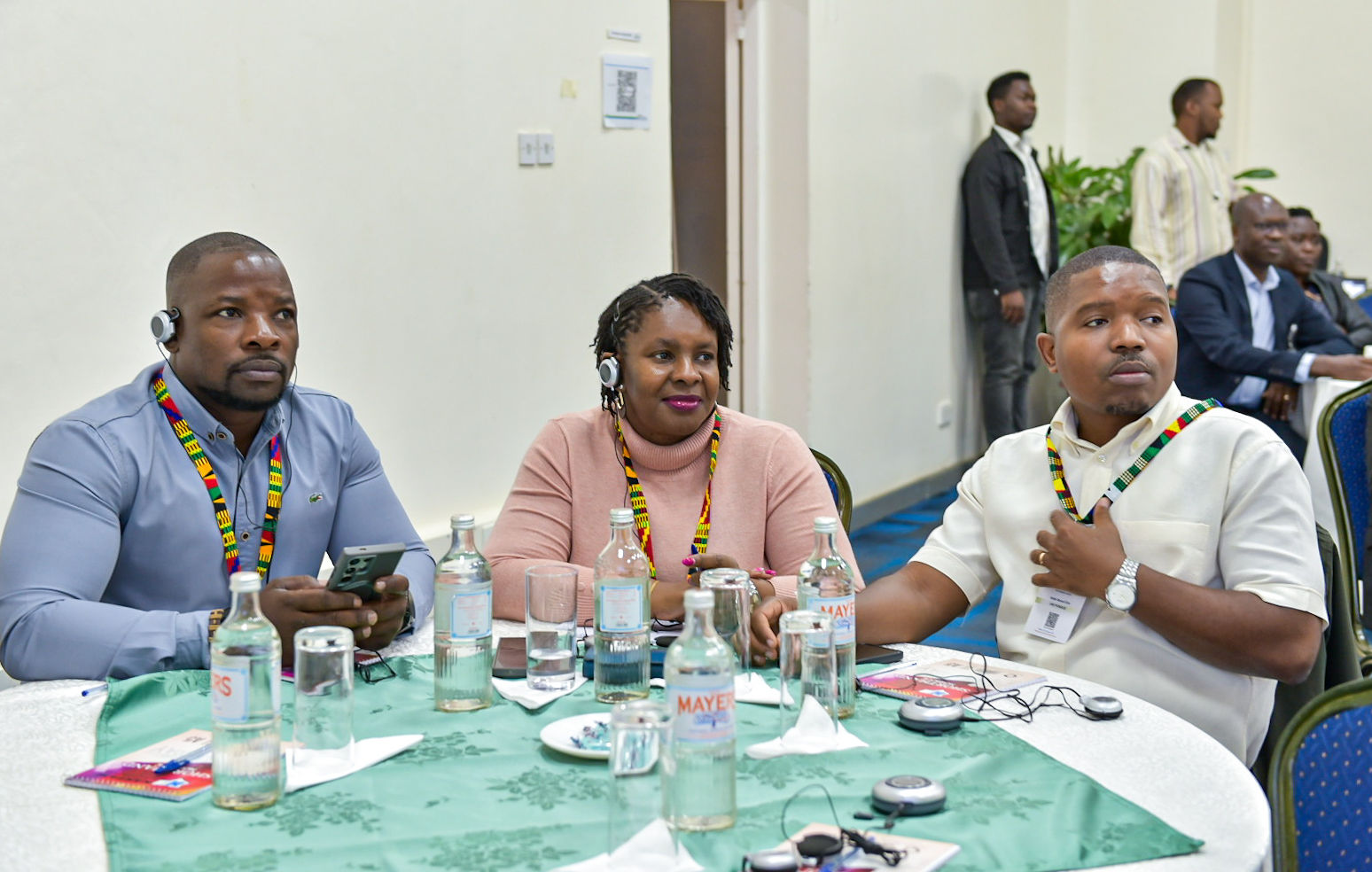 The Mozambican researchers and academics following the discussion keenly.