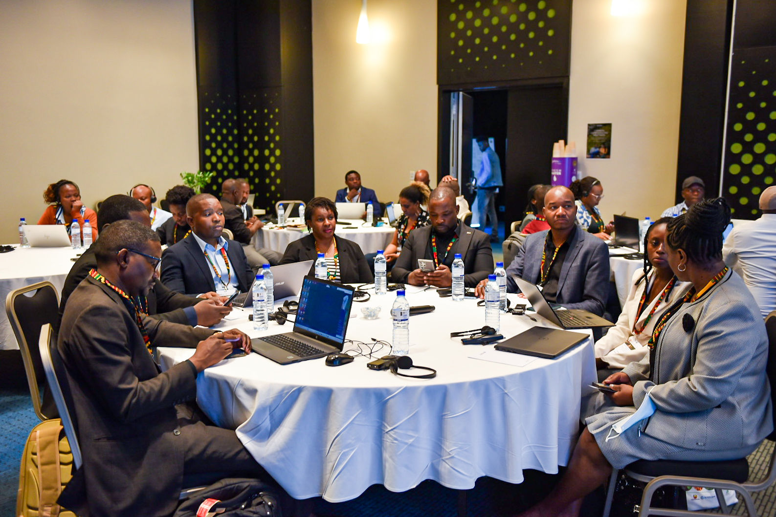 Participants keenly following the session.