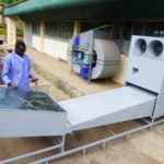 Solar dryer at Nelson Mandela African Institution of Science and Technology (NM-AIST), one of PASET-Rsif’s African Host Universities (AHUs) in Tanzania