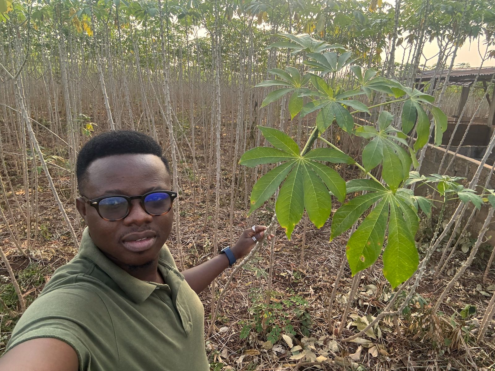 Dr Sodedji Frejus Ariel Kpedetin in the field.